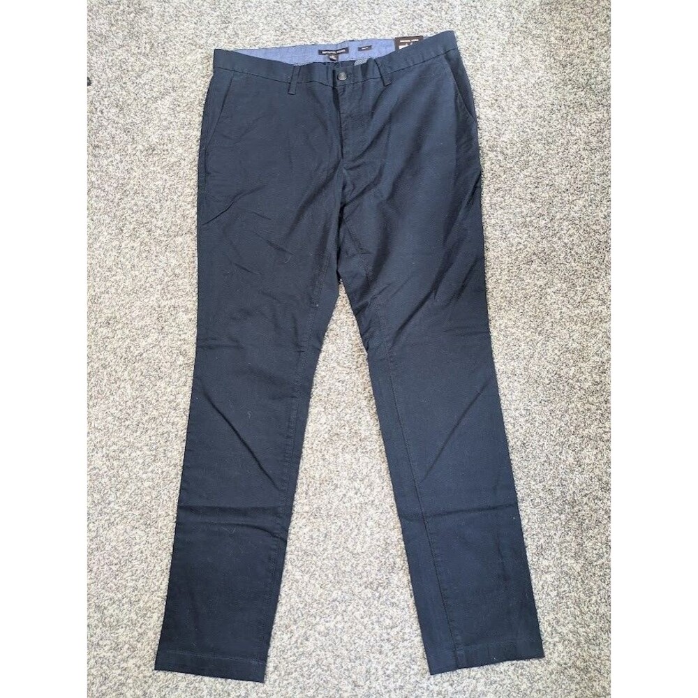 Michael Kors Mens Slim Fit Men's 36 Blue Dress Pants NEW